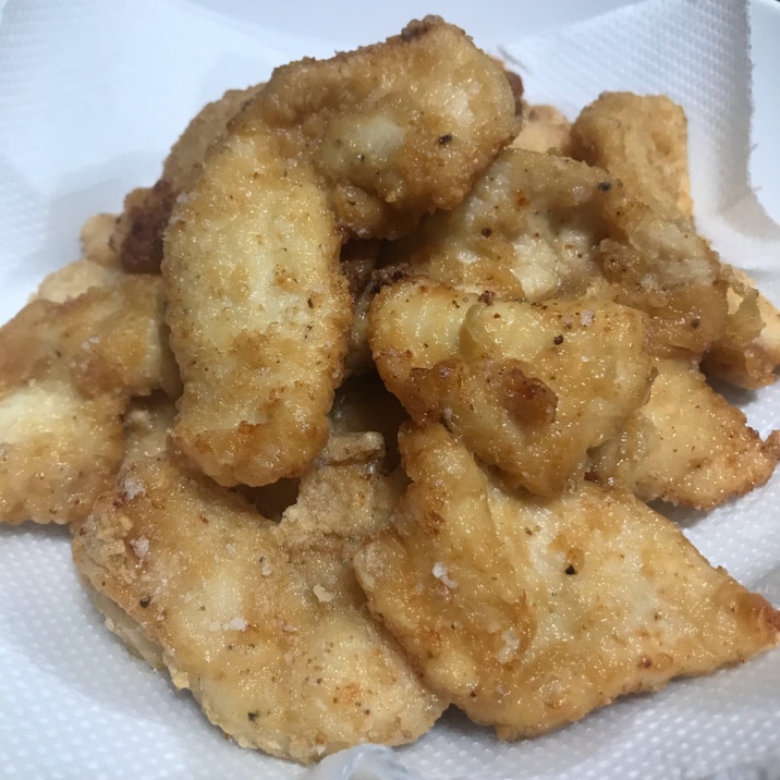 鶏むね肉の薄唐揚げ レシピ 作り方 By 猫又シェフ 楽天レシピ